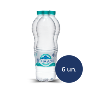 Água Mineral sem Gás - 6 unidades - Garrafa 1,5 litro - Pedra Azul